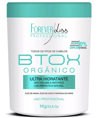 Anti-volume and Anti-frizz Ultra Hydratant Btox Organique 1kg - Forever Liss