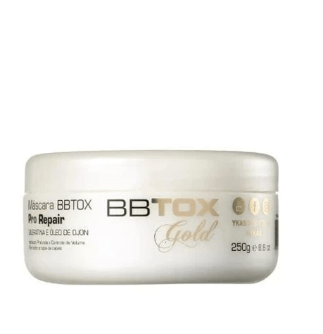 Bbtox Gold Pro Traitement Masque Réparateur Contrôle Volume Kératine d'Ojon 250g - Y-Kas
