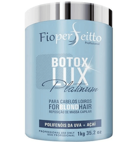 Botox Lux Platinum Pour Cheveux Blond 1kg - FioPerfeitto