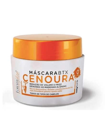 Carrot Btx No Formol Anti Frizz and Volume Professional Mask 160g - Forever Liss