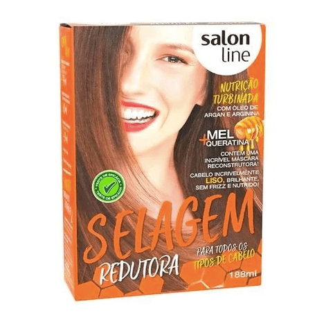 Defrizante Anti Frizz All Hair Types Sealing Reductor Treatment Kit - Salon Line