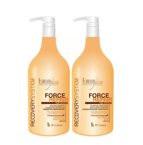 Force Repair Recovery System Hair Treatment Kit 2x1L - Forever Liss