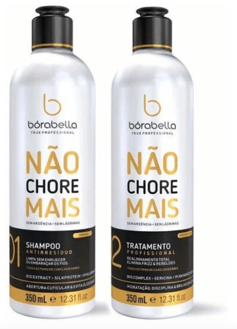 Nao Chore Mais No More Crying Progressive Hair Treatment 2x350ml - Borabella