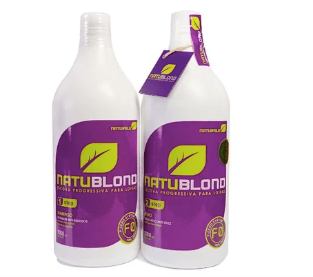 Natublond (Cheveux Blonds) Brazilian Formaldehyde Free Organic Kit 2x1Lt - Naturale