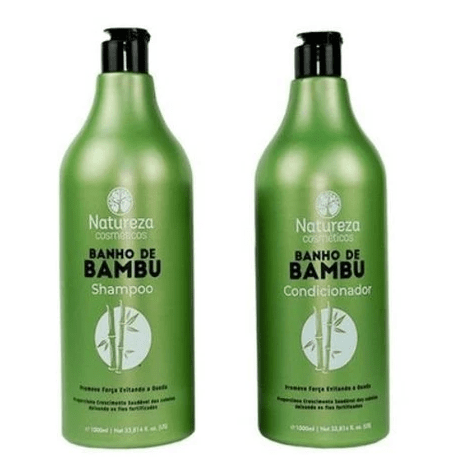 Professional Hair Treatment Bamboo Bath Shampoo and Conditioner 2x1L - Natureza