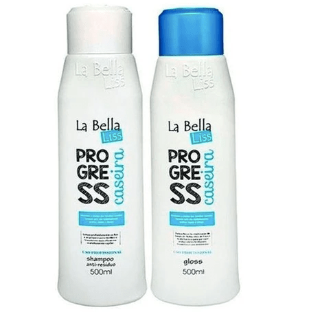 Professional Homemade Progressive Brush Keratin Treatment 2x500 - La Bella Liss