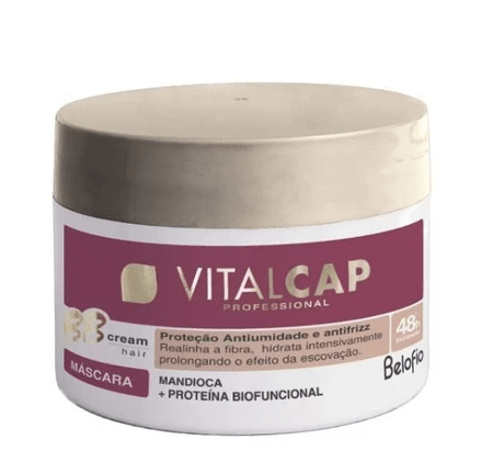Professional Vitalcap BB Cream Anti Frizz Protection Hair Mask 250g - BeloFio