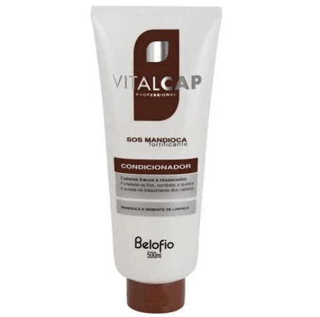 Professional Vitalcap SOS Cassava Hair Treatment Conditioner 240ml - BeloFio