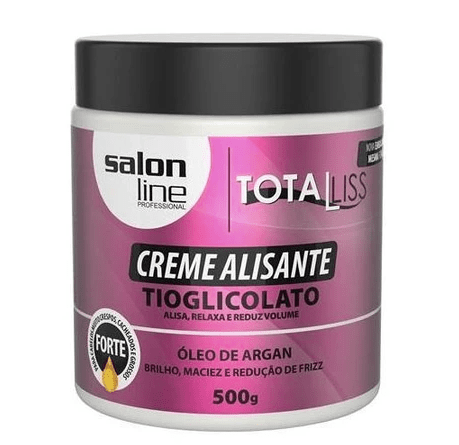Smoothing Cream TotaLiss Argan Oil Shine Softness Anti Frizz 500g - Salon Line