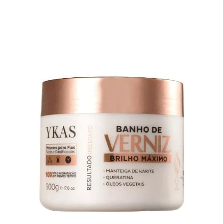Varnish Bath Immediate Keratin Keratin Shea Butter Oils Hair Treatment Mask 500g - Y-Kas