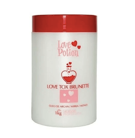 Volume Reducer Treatment Love Tox Brunette Hair Mask Botox 1Kg - Love Potion